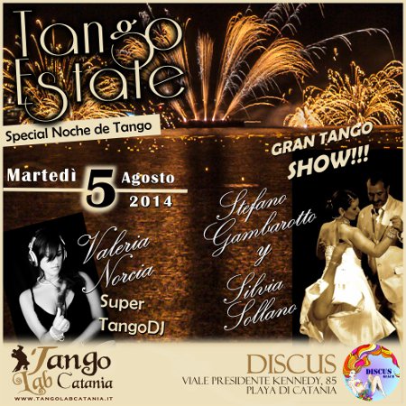 tango a Catania milonga del 5 agosto 2014