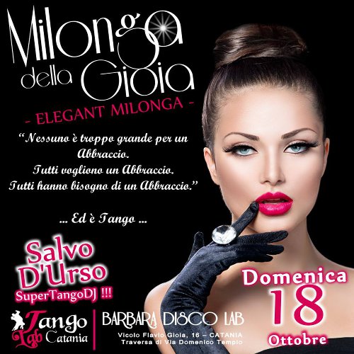 TANGO A CATANIA MILONGA DEL 18 OTTOBRE 2015