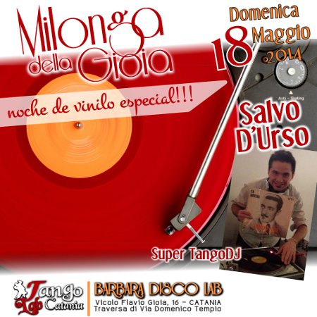 TANGO A CATANIA MILONGA DEL 18 maggio 2014