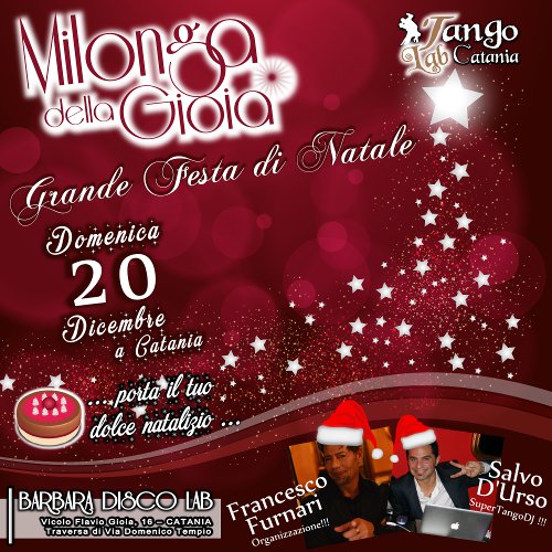milonga di natale a catania 20 dicembre 2015