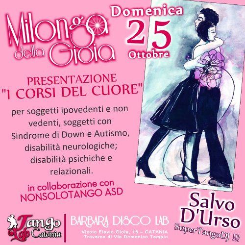 tango a catania milonga del 25 OTTOBRE 2015