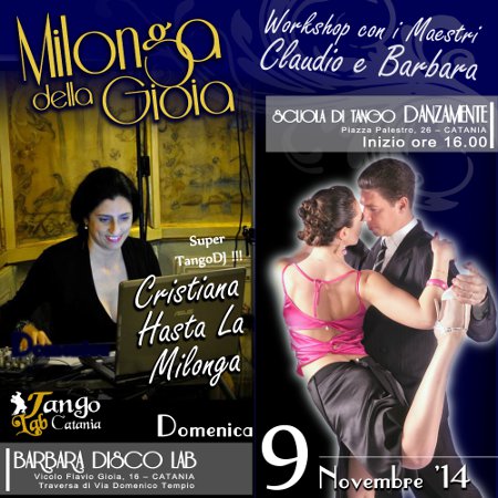 TANGO A CATANIA MILONGA DEL 9 novembre 2014